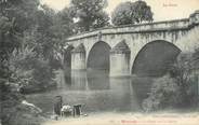 32 Ger . CPA FRANCE 32 "Mirande, Le pont sur la Baïse"