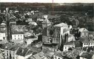 32 Ger . CPSM FRANCE 32 "Riscle, L'église et l'avenue de l'Adour"