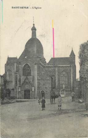 . CPA FRANCE 32 "St Sever, L'église"