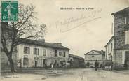 16 Charente CPA FRANCE 16 "Baignes, Place de la Poste, Au Lion d'Or, Pr. Favreaud"