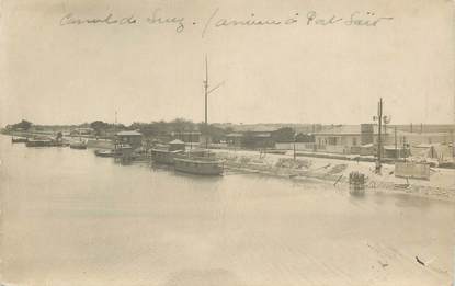 CARTE PHOTO EGYPTE "Port Said, Canal de Suez"