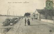 34 Herault . CPA FRANCE 34 "Le Grau d'Agde, Quai de l'Est"