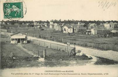 CPA FRANCE 94 "Chennevières sur Marne, Café restaurant "