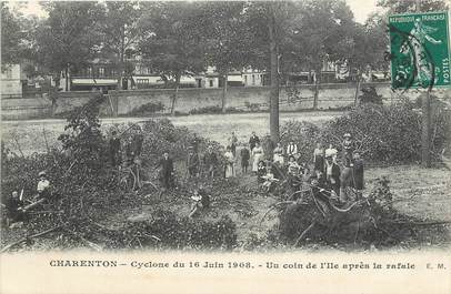 CPA FRANCE 94 "Charenton, Cyclone du 16 juin 1908"