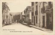 34 Herault . CPA FRANCE 34 "Le Bousquet d'Orb, Avenue du Pont de l'Orb"
