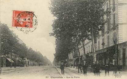 CPA FRANCE 94 "Charenton, rue de Paris"