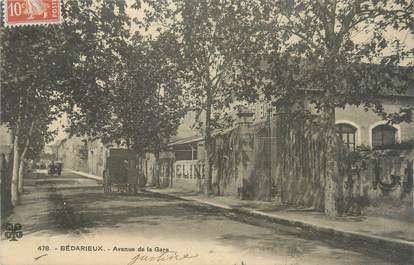 . CPA FRANCE 34 "Bédarieux, Avenue de la gare"