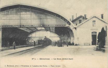 . CPA FRANCE 34 "Bédarieux, La gare"
