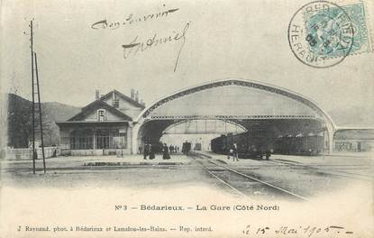 . CPA FRANCE 34 "Bédarieux, La gare "