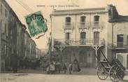 34 Herault . CPA FRANCE 34 "Bessan, Café de France et Grande rue"