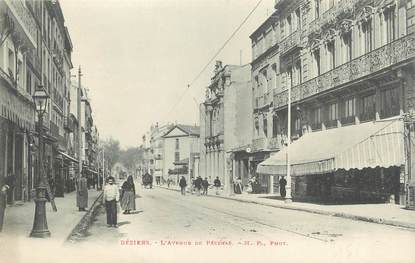 . CPA FRANCE 34 "Béziers, Avenue de Pézenas"