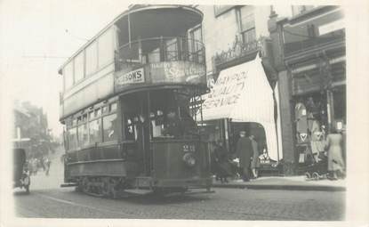 CARTE PHOTO ROYAUME UNI  /  TRAMWAY / BUS