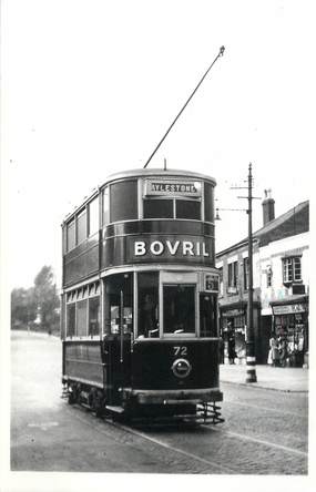 CARTE PHOTO  ROYAUME UNI  /  TRAMWAY / BUS