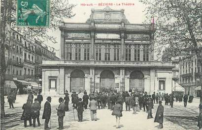 . CPA FRANCE 34 "Béziers, Le théâtre"