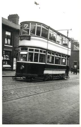  CARTE   PHOTO   ROYAUME UNI   /  TRAMWAY   / BUS