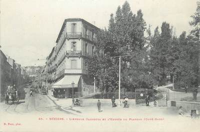 . CPA FRANCE 34 "Béziers, Avenue Gambetta "