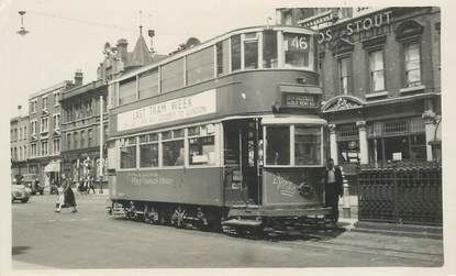  CARTE   PHOTO   ROYAUME UNI    /  TRAMWAY   /  BUS "Londres"