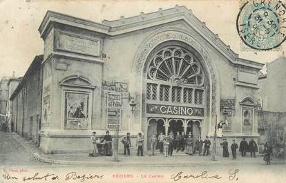 . CPA FRANCE 34 "Béziers, Le casino"