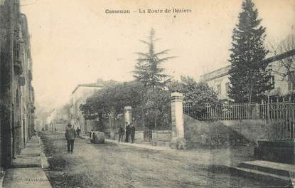 .CPA FRANCE 34 " Cessenon, La route de Béziers"