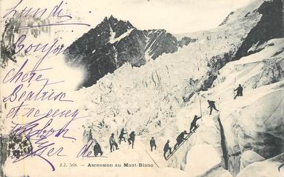CPA ALPINISME "Ascension au Mont Blanc"