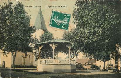 CPA FRANCE 03 "Saint Yorre, L'Eglise et la Place"