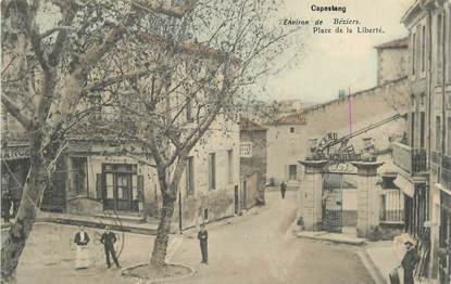 .CPA  FRANCE 34 "Capestang, Place de la Liberté"