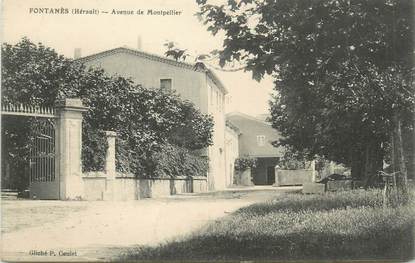 .CPA  FRANCE 34 "Fontanès, Avenue de Montpellier"