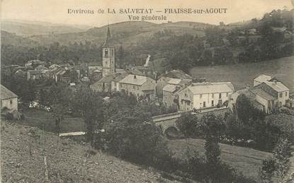 .CPA  FRANCE 34 "Fraisse sur Agout, environs de La Salvetat, Vue générale"