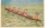 Illustrateur CPA ILLUSTRATEUR CASTELLI "enfants faisant de l'aviron"