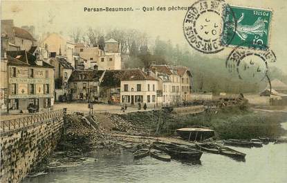 CPA FRANCE 95 "Persan Beaumont, quai des pêcheurs"