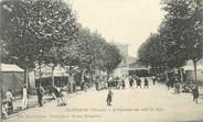 34 Herault .CPA  FRANCE 34 "Florensac, L'esplanade une veille de foire"