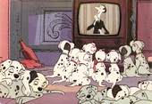 Illustrateur CPSM DISNEY "101 dalmatiens"