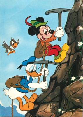 CPSM DISNEY "Donald et Mickey"