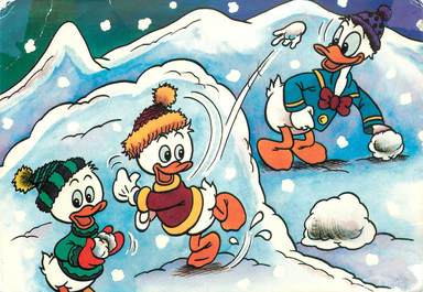  CPSM DISNEY  "Donald et ses neveux"