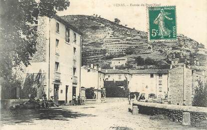 .CPA FRANCE 34 "Lunas, Entrée du pont neuf"