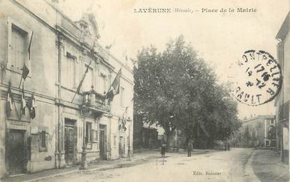 .CPA FRANCE 34 "Lavérune, Place de la Mairie"