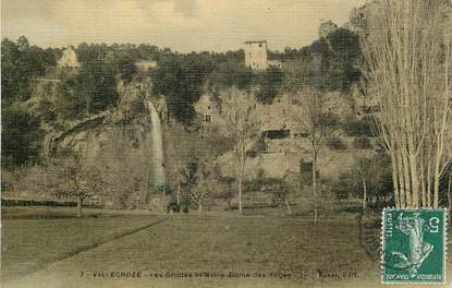 CPA FRANCE 91 "Villecroze, les Grottes et Notre Dame des Anges"