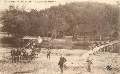 .CPA  FRANCE 34 "Lamalou les Bains,  Le Gué de la Vernière"