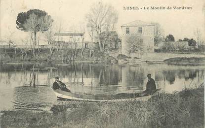 .CPA  FRANCE 34 "Lunel, Le moulin de Vandran"
