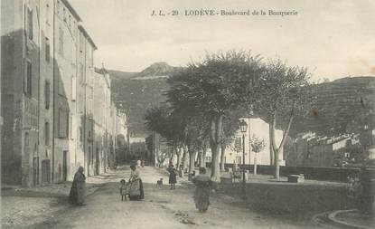 .CPA  FRANCE 34 " Lodève, Boulevard de la Bouquerie"