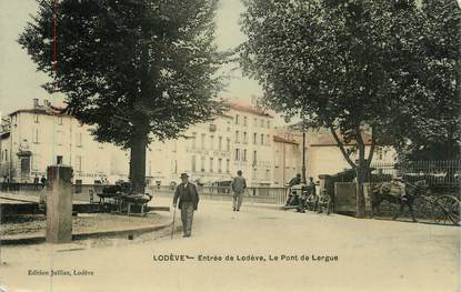 .CPA  FRANCE 34 " Lodève,  Le pont de Lergue"