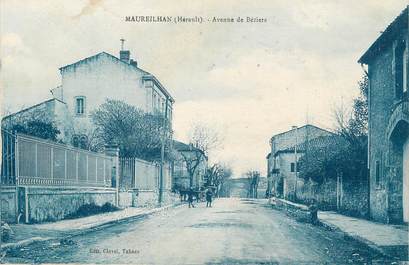 .CPA  FRANCE 34 " Maureilhan, Avenue de Béziers"