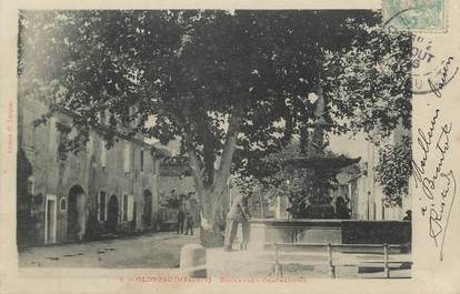 .CPA  FRANCE 34 " Olonzac, Boulevard Chateaudun"