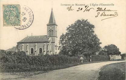 CPA FRANCE 77  "Env. de Malnoue, Eglise d'Emerainville"