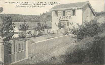 .CPA  FRANCE 34 " Montpeyroux les Bains, Etablissement thermal"