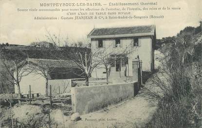 .CPA  FRANCE 34 " Montpeyroux les Bains, Etablissement thermal "