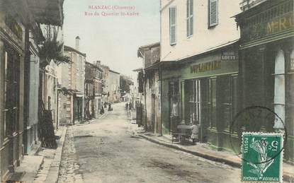 CPA FRANCE 16 "Blanzac, rue du Quartier Saint André"