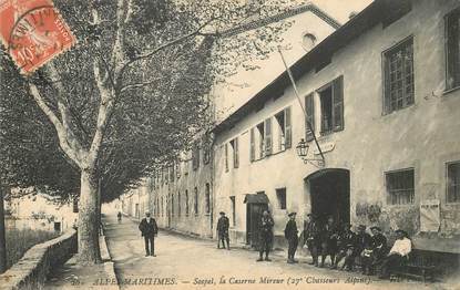 CPA FRANCE 06 " Sospel, la Caserne Mireur"