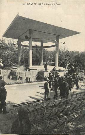 .CPA  FRANCE 34 "   Montpellier, Kiosque Bosc"