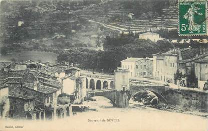 CPA FRANCE 06 " Sospel,  souvenir"